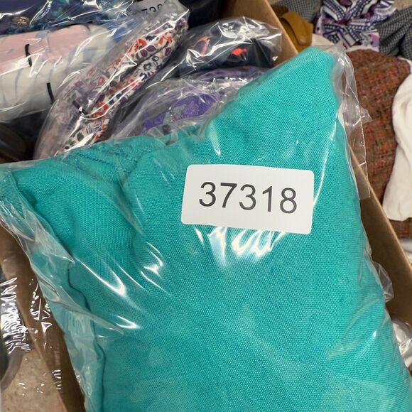 Karen Stevens Dress Women 10P Petite Blue Shift Midi Rhinestone Button Linen - Picture 6 of 6